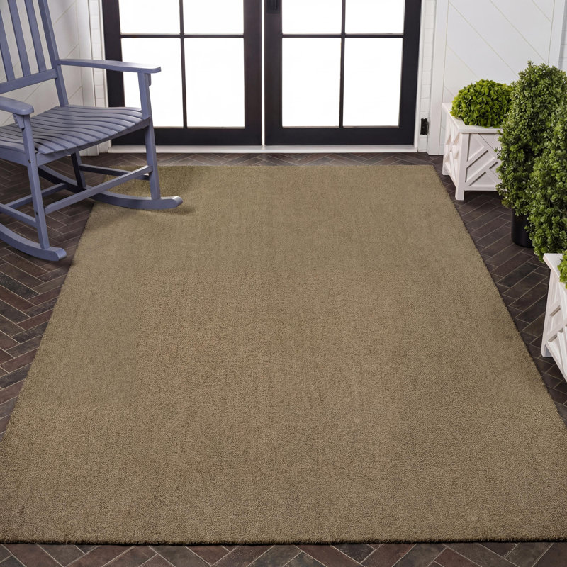 Tapis d'intérieur / extérieur Kalonni, Taupe, L 48 po x L 72 po