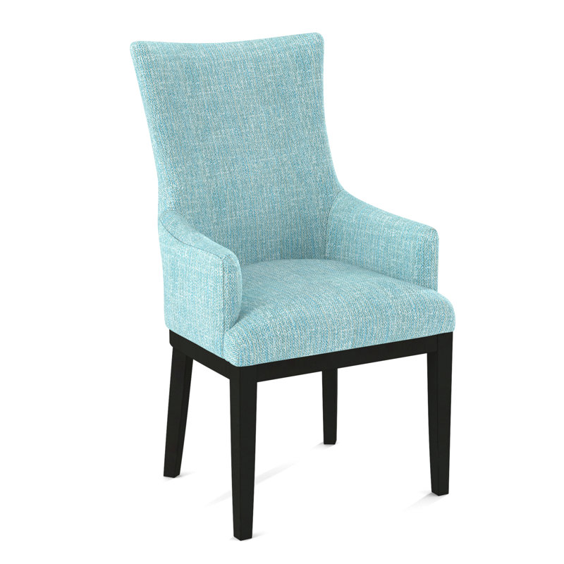 Upholstered Arm Chair, 61412-32, Black