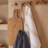 Oak Wood Cutting/Serving Board Withhandle-102247882