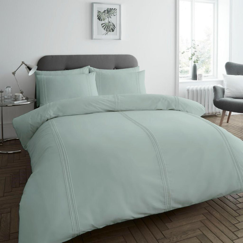 180 TC Duvet Cover Set, Blush Pink, Kingsize Duvet Cover + 2 Standard Pillowcase
