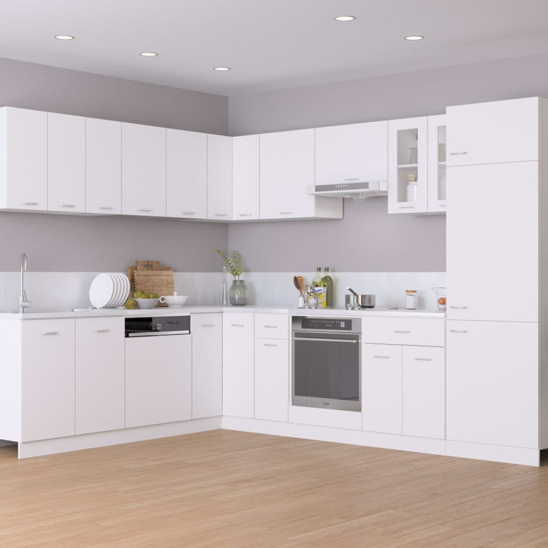 Armoire pour lavabo à fond blanc Lyon 80 x 46 x 81,5 cm, Blanc