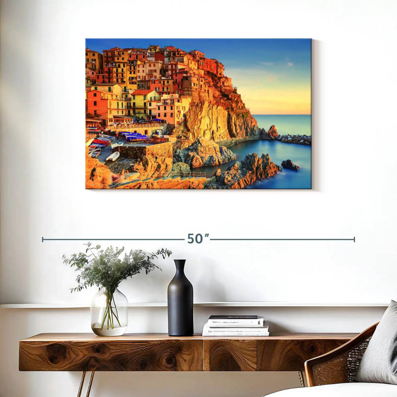 Gillard Manarola Village Cliff, H 24 po x l 36 po