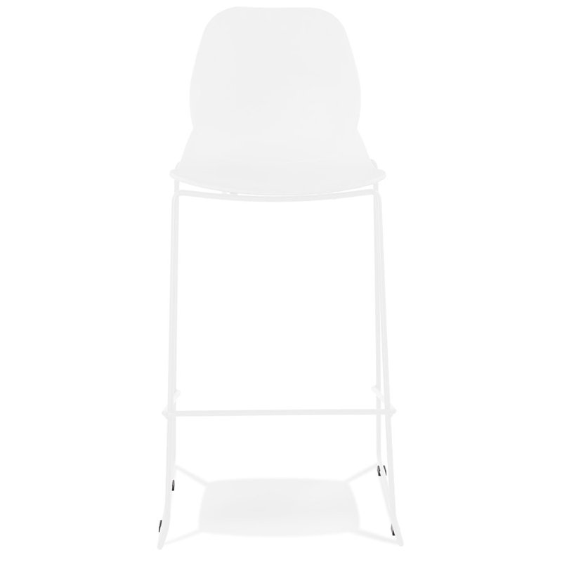 Crispo Counter Stool, White