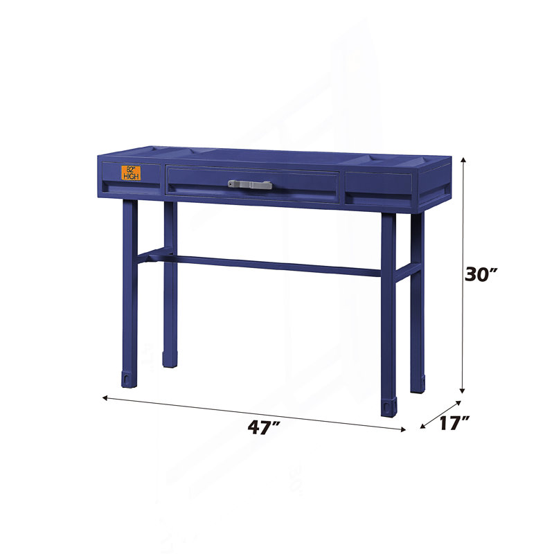 Bureau de coiffeuse Cargo, Bleu