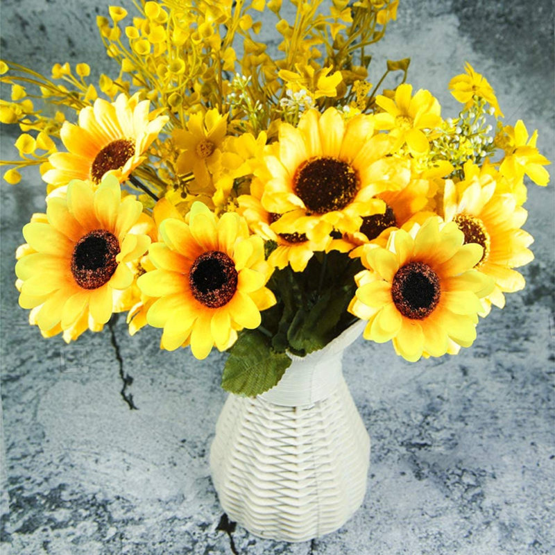 Fabric Sunflower Arrangement