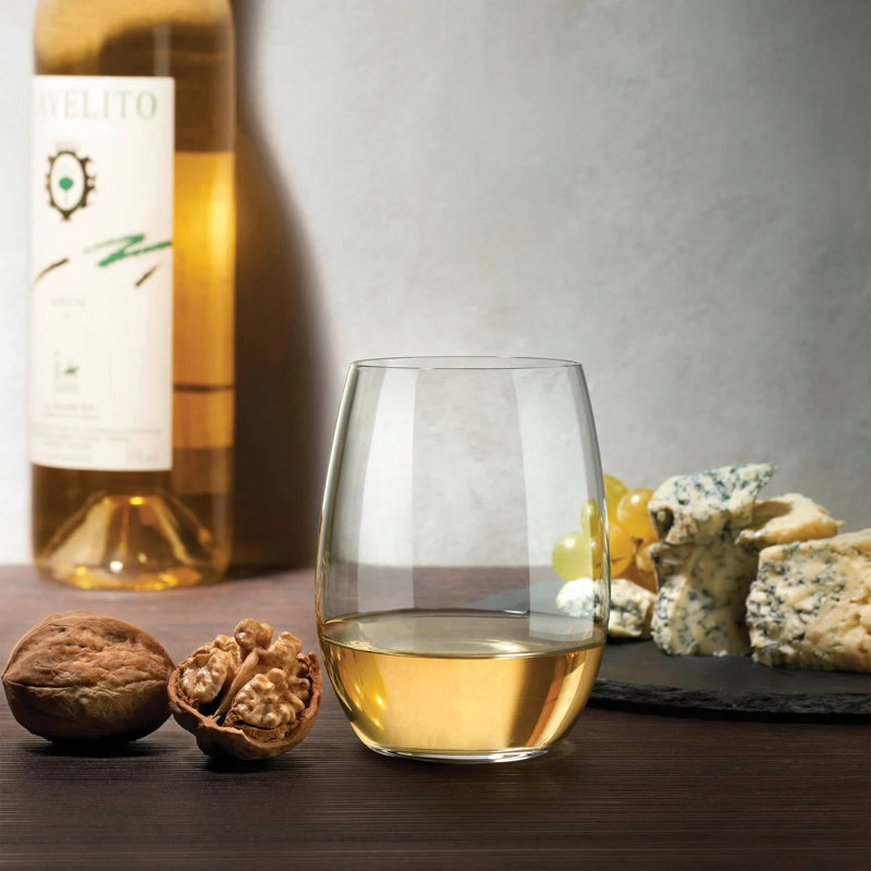 Pure Clear Lead-Free Crystal White Wine Glasses Set of 4