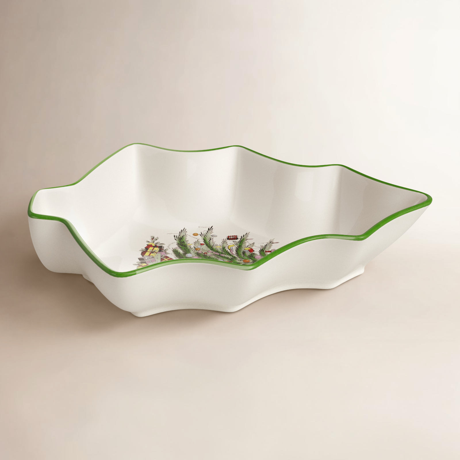 Spode Christmas Tree Tree-Shaped Dish