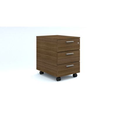 Traskwood 42cm Wide 3 -Drawer Mobile File Cabinet