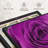 Droplets On Purple Rose Canvas Print-102860615