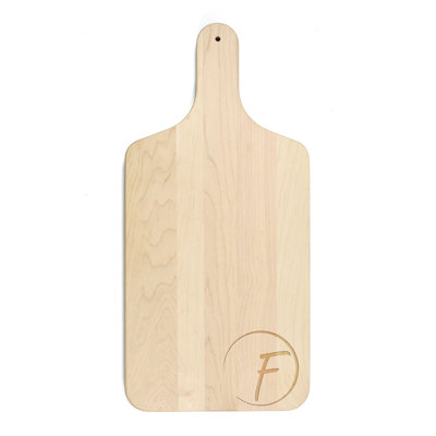 Circle Monogram - F Cutting Board