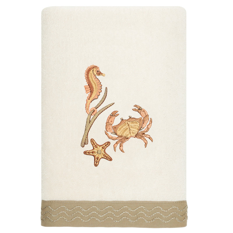 Ensemble de serviettes 100% coton Aaron, Beige