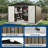 12*10FT Outdoor Storage Shed with Updated Frame Structure for Patio Garden Lawn-124954180