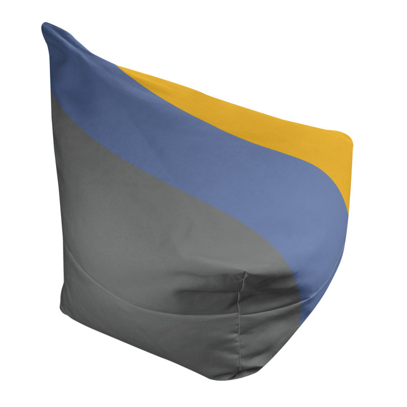 Fauteuil à billes Washington, Gris basketball / bleu basketball / jaune basketba, 31 po x 38 po x 42 po