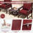Outdoor Deep Seating Cushion Set Indoor And Outdoor Seat / Back Cushion, Available In 4 Sizes-929802327-929802339