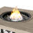 3-in-1 Coffee Table with Ice Bucket and Fire Pit-1424767737