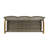 HAMPTON WOOD + WICKER 3 SEATER