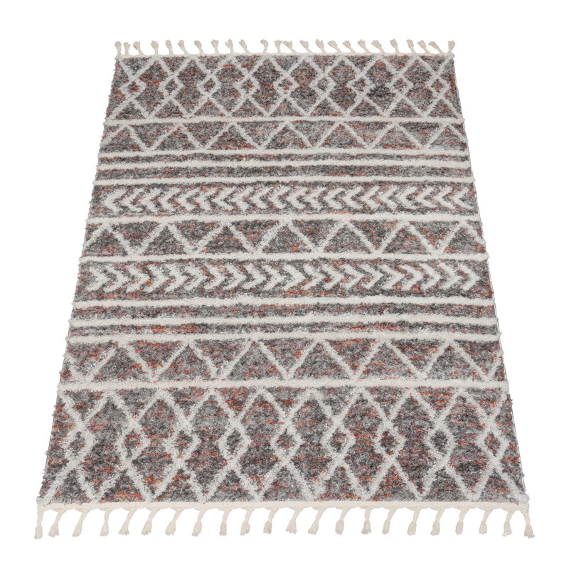 Schrang Geometric Area Rug, Rectangle 60 x 100cm