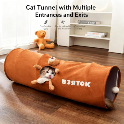 Lit tunnel pour chat pliable Cat Tunnel