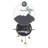 Modern Indoor Wall Hanging Creative Art Decor With Light And Remote Control