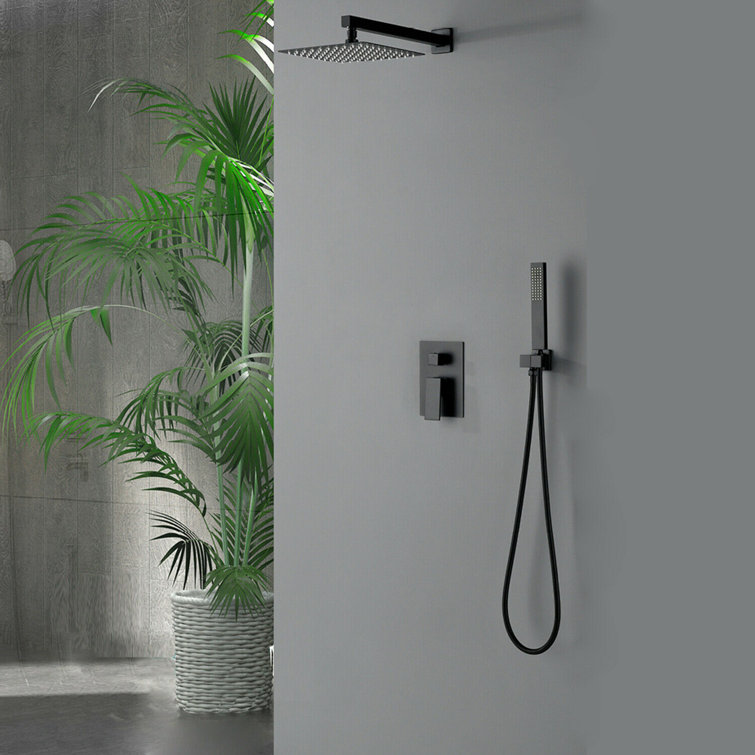 Pressure-Balanced (Temperature And Volume) Complete Shower System with Rough in-Valve