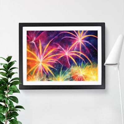 Spectacular Fireworks - Framed Print