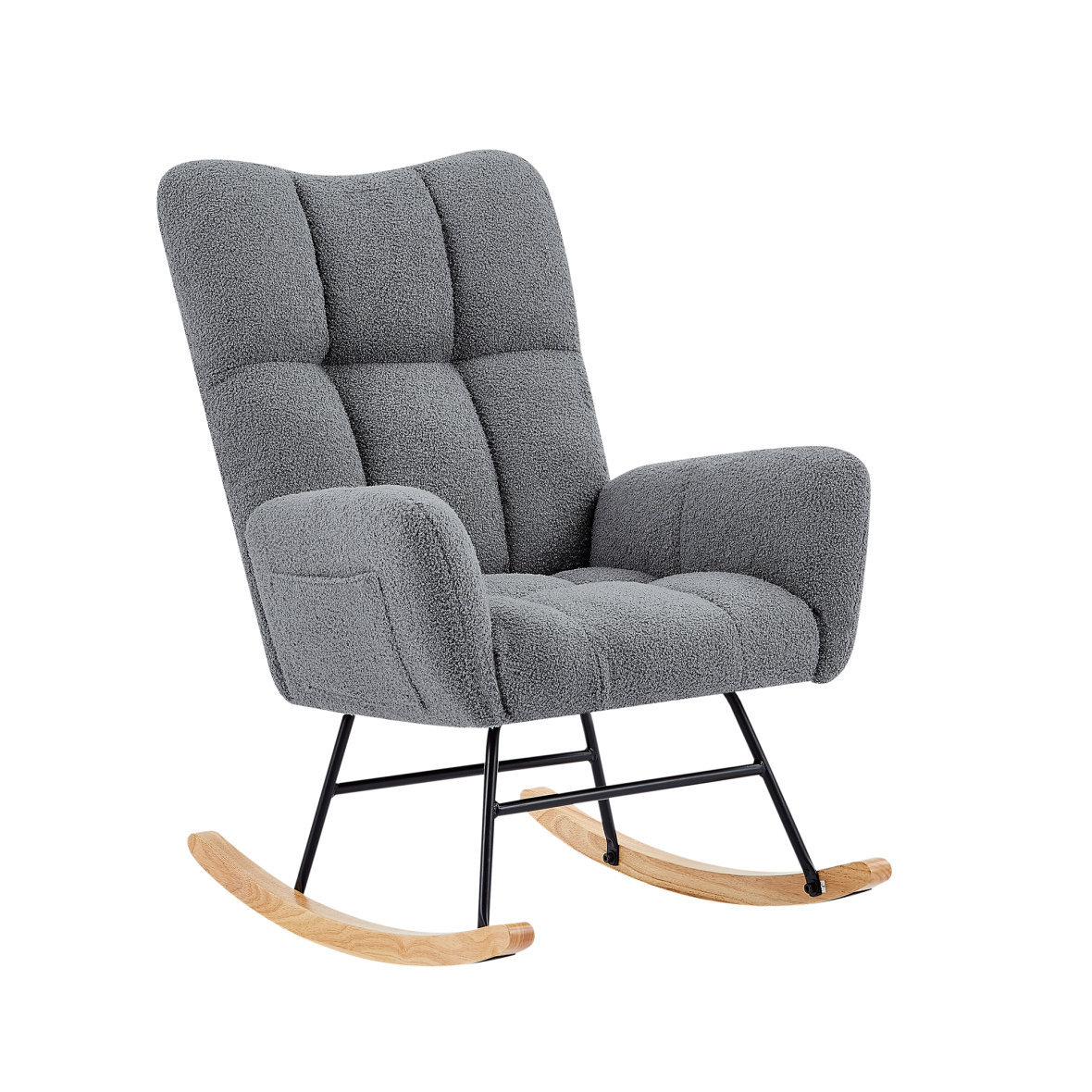 George Oliver Teddy Fabric Rocking Chair | Wayfair