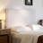 Lucas Tall Headboard Upholstered Bed / 52" High Headboard / Elegant Simplicity / No Box Spring Needed / Easy Assembly / King / Textured Ivory Canvas