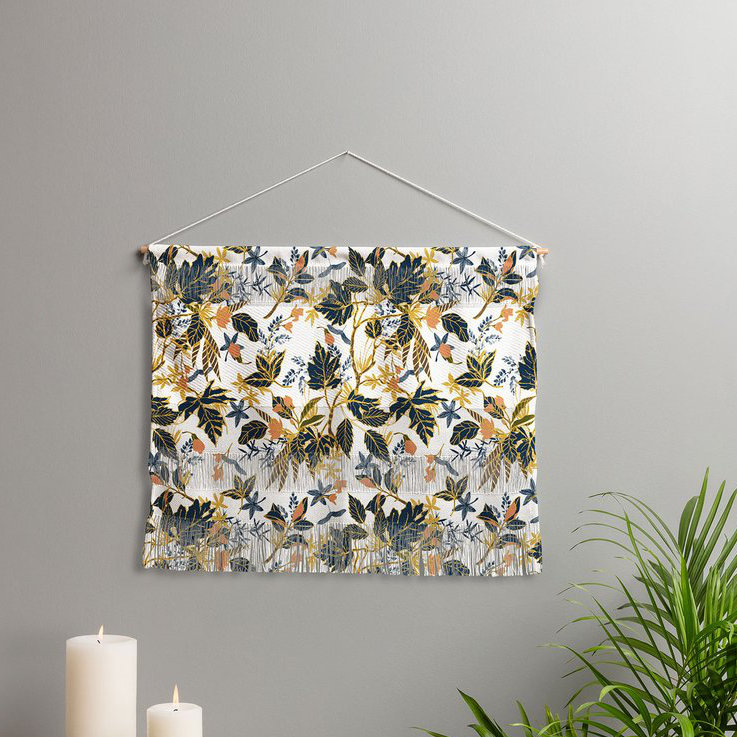 Chula Polyester Wall Hanging, 16" H x 22" W x 0.125" D