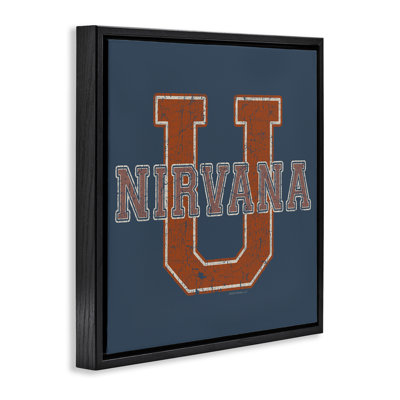 Nirvana U Varsity Style Floater Canvas Wall Art by Higher Learning/Life Is High
