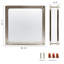 Plafonnier encastré carré de 14 pouces à DEL - intensité variable 20 W, blanc froid 4000 K, finition nickel brossé - plafonnier moderne pour salon, chambre à coucher, cuisine et plus-1204349618