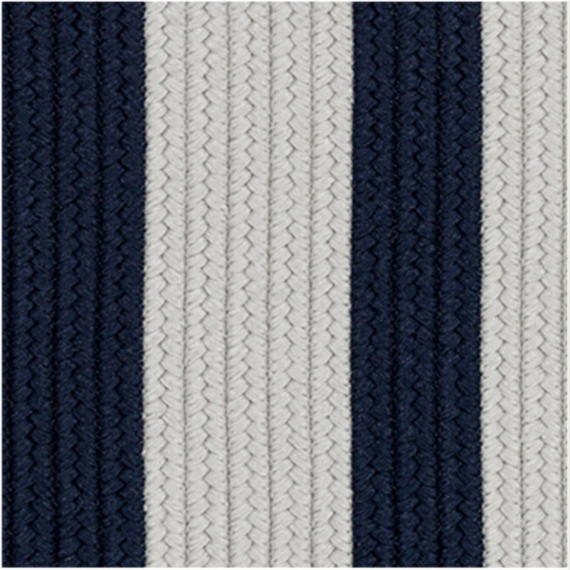 Tapis réversible intérieur / extérieur Wes - bleu marine, Rectangle 8 pi x 10 pi