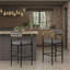 Ensemble de 2 tabourets de bar modernes - hauteur 29,75 po, capacité de 265 lb.-1149897638-1149897639