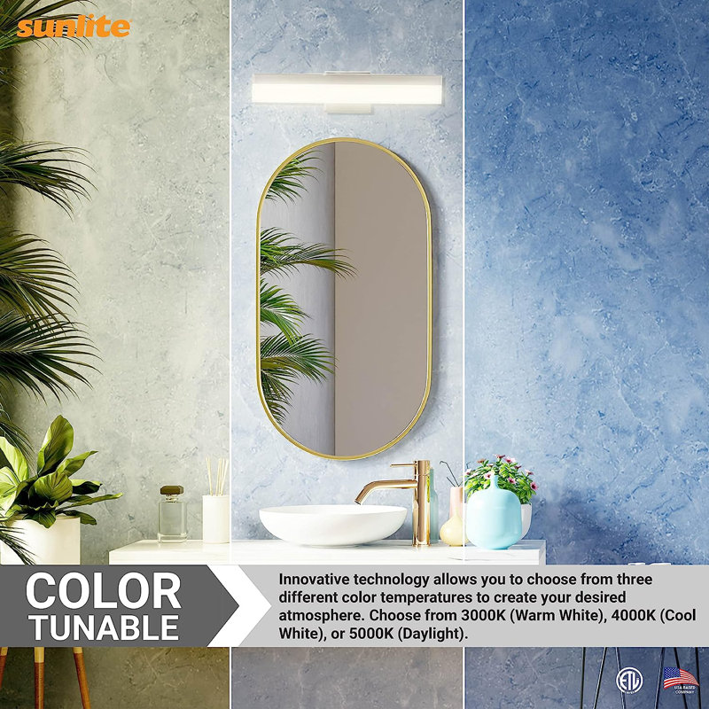 Éclairage à DEL à intensité variable pour meuble-lavabo Jamarrie