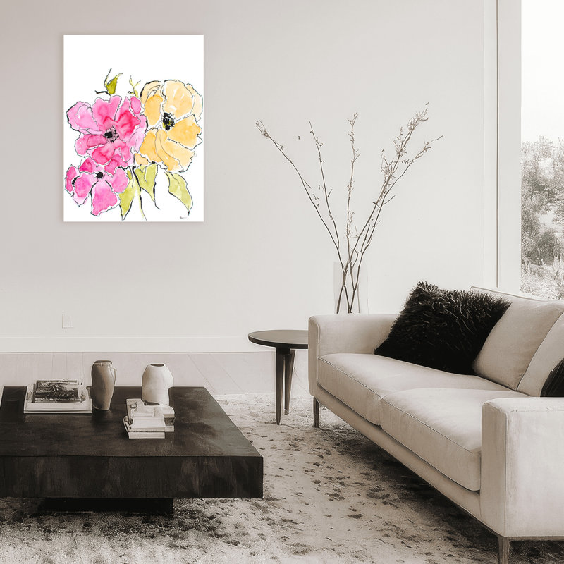 Nature Inspired Flowers for Mother by  - Picture Frame Graphic Art, 16" H x 12" W x 1.5" D, Wrapped Canvas, Does Not Apply