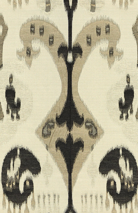 Travels Fabric, Beige/Black/Gray