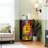 4 Drawer Dresser for Bedroom, Narrow Chest of Drawers, Wooden Top and Study Iron Frame 18"x37.5"-(WxH)