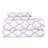 Boston Linen Co. Quatrefoil Sheet Set White Linen Co. 100% Microfiber Luxury Ultra Soft 80 GSM Quatrefoil Sheet Set-135810519-141548933