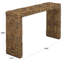 Console en bois massif 53,14 po Leominster-1320202582