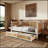 Traditional Style Rattan Twin Size Daybed with 2 Drawers, No Box Spring Needed-900569815