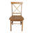 Bellmead Solid Wood Cross Back Side Chair-274613946