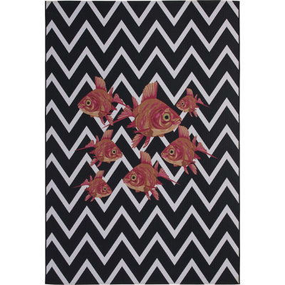 Bayly Chevron Area Rug