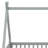 Creative Tent-Shaped Floor Teepee Bed With Secure Guardrails-88341195