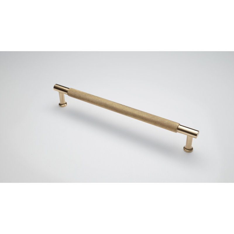 Akono 19.2 cm centre Bar Handle, Brushed Brass