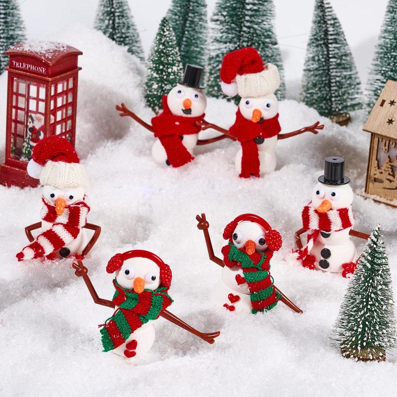 Christmas Build Your Snowman Craft Kit 3 Pack DIY Snowman