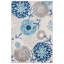 Kellems Indoor/Outdoor Grey/Royal Blue Rug-247246183