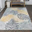 Tapis d'intérieur / extérieur crème / bleu marine Gryta Coastal-1217496807