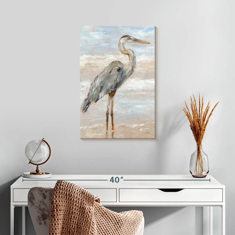 Brampt Beach Heron I, 24" H x 16" W