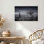 «Yucca» noir et blanc sous un ciel étoilé, art mural sur toile-1777090880
