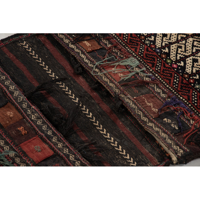 Antique One-of-a-Kind 1'9X4'2 Hand Knotted Area Rug