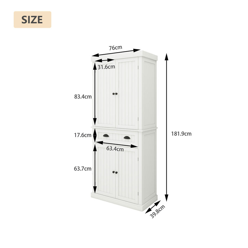 Aundria Freestanding Linen Cabinet